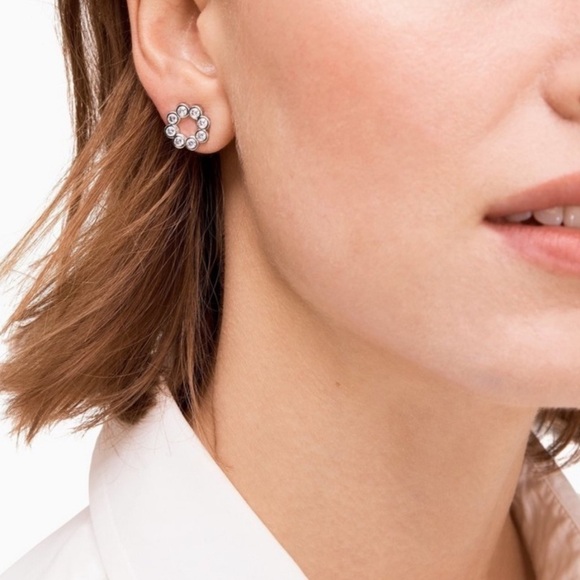 KATE SPADE • Gold Full Circle Earrings - Picture 2 of 4